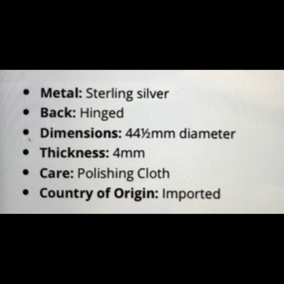 💫BNWB Sterling Silver Hoop Earrings💫 - Picture 6 of 6